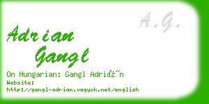 adrian gangl business card